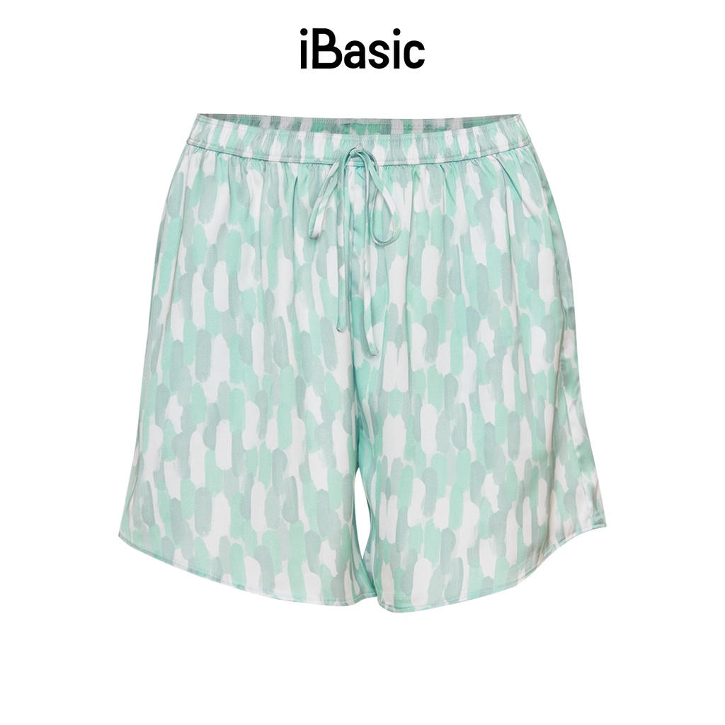 Quần đùi nữ satin iBasic HOMW025