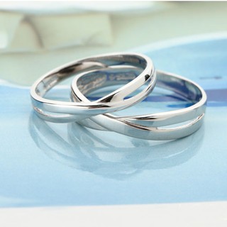 Nhẫn đôi Bạc Hiểu Minh NC463
