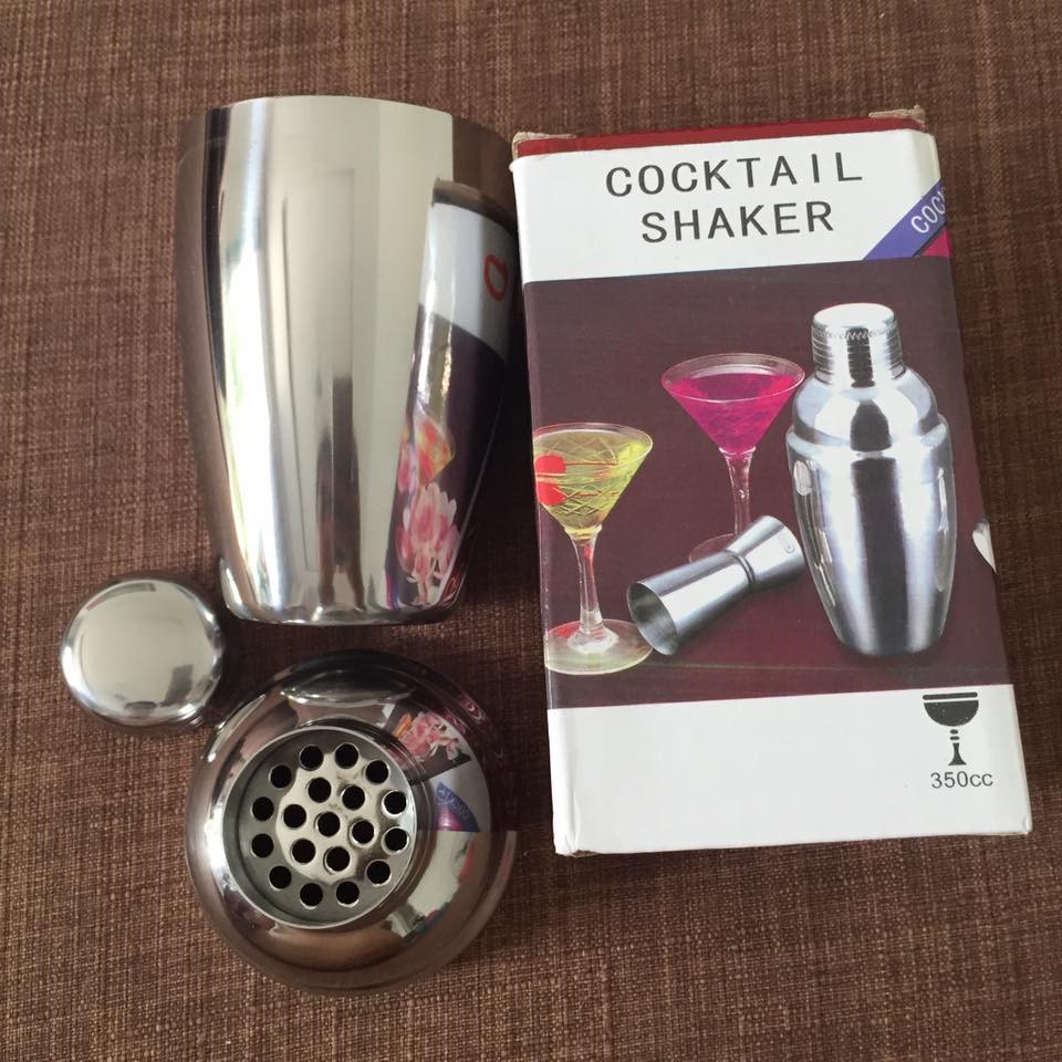 Bình lắc pha chế Cocktail Shaker Inox tiện dụng [Nhiều dung tích]