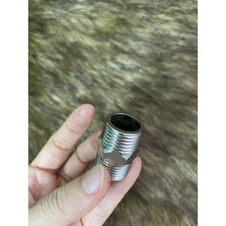 Nối 2 đầu răng ngoài inox phi 21