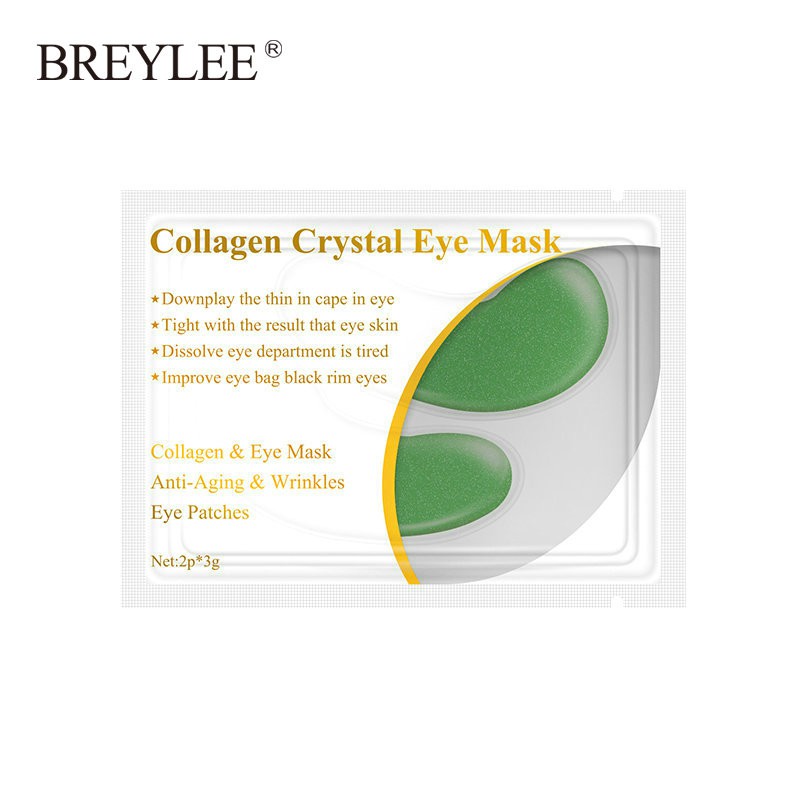 1 Cặp Mặt Nạ Mắt BREYLEE Chống Nếp Nhăn Lão Hoá Màu Xanh Lá Cây | BigBuy360 - bigbuy360.vn