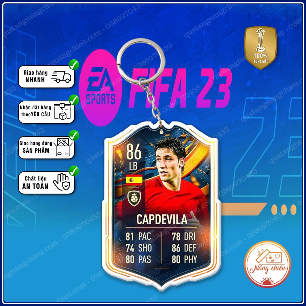 Móc khóa thẻ cầu thủ - Toure, Lucio, Crouch, Kuyt ☘️MÓC KHÓA THẺ CẦU THỦ☘️