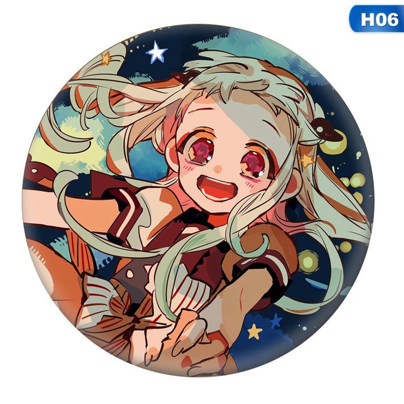 Tmdbyx Huy Hiệu Cài Áo Họa Tiết Hoạt Hình Yashiro Teru Minamoto Hanako Dễ Thương