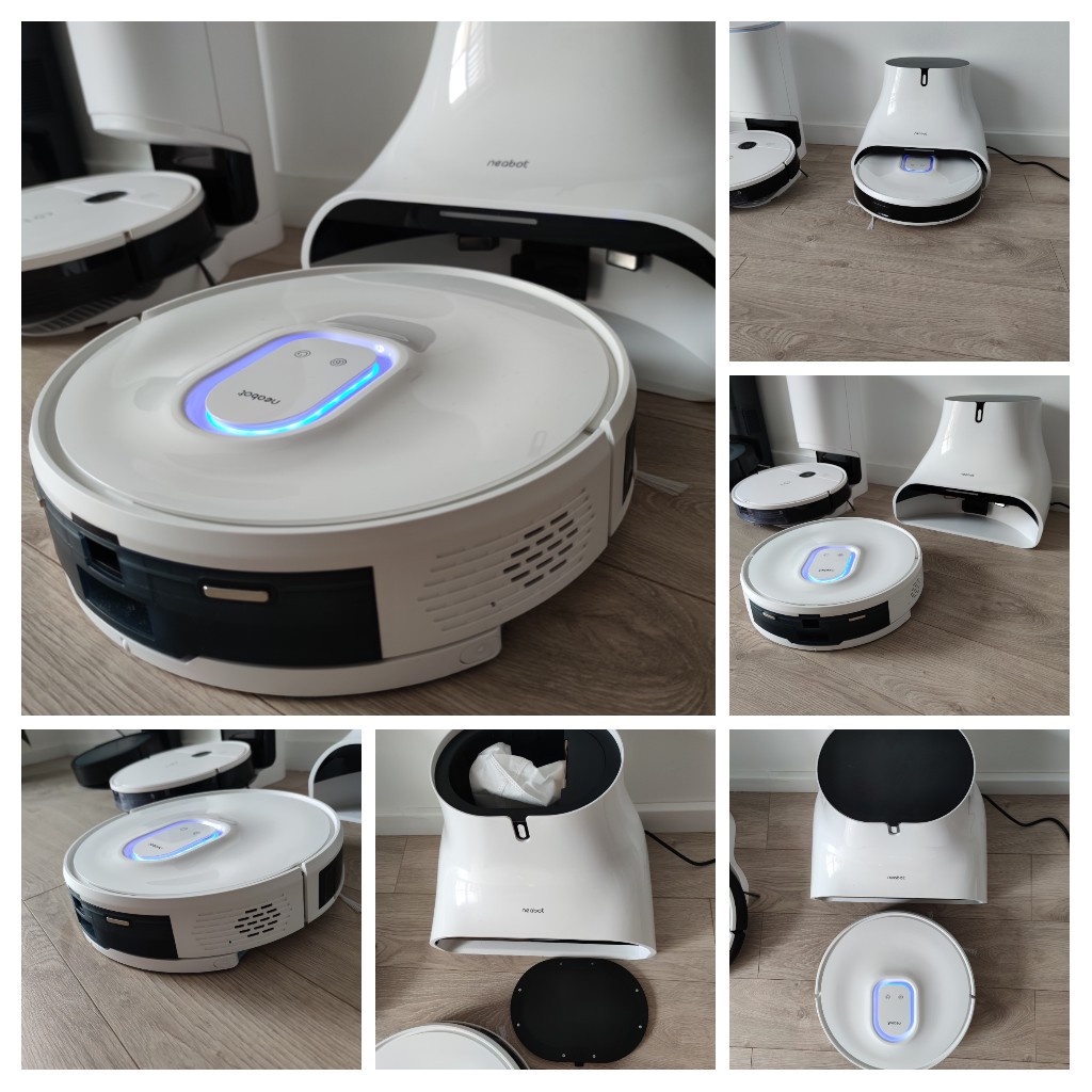 Robot hút bụi Neabot Q11 đổ rác tự động, Chính hãng, lưu 30 bản đồ, tài khoản Quốc Tế cực kỳ an toàn