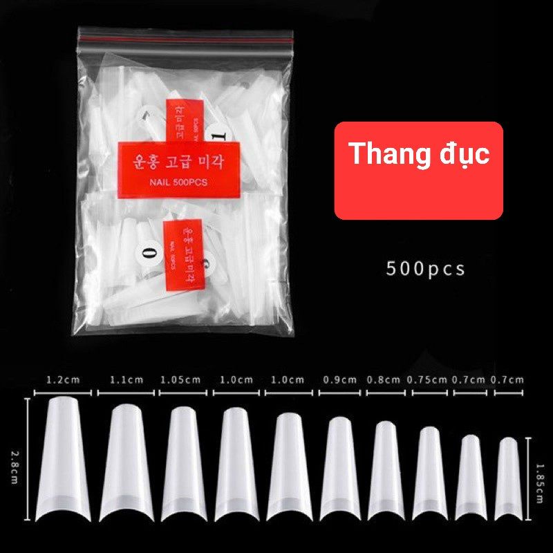 móng tip tre, móng nối, móng tip thang