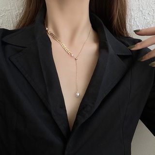 Vòng cổ nữ lúa mì đính ngọc phukien.seren