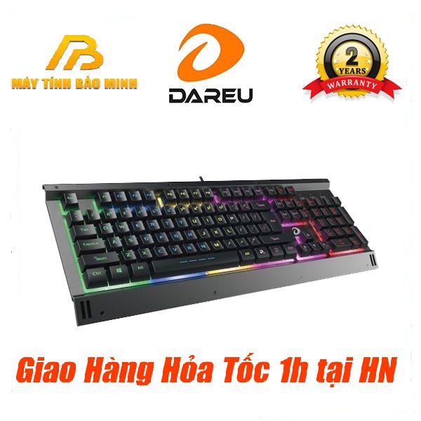 Bàn Phím Giả Cơ Dareu LK145 Led 7 Màu - Hàng Chính Hãng