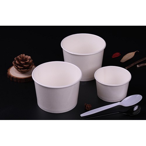 Cốc, bát giấy trắng 360ml, 480ml, 750ml, 1000ml
