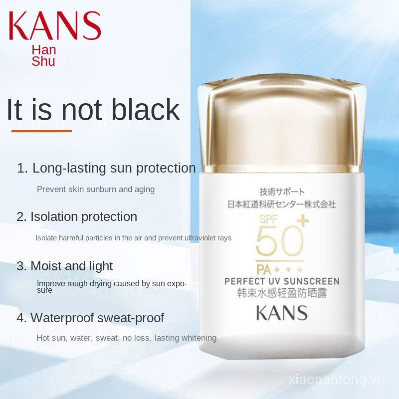 Kem Chống Nắng Uv Kans SPF50 PA+++ Hydrat Hóa Làm Trắng Da Chống Thấm Nước Và Mồ Hôi