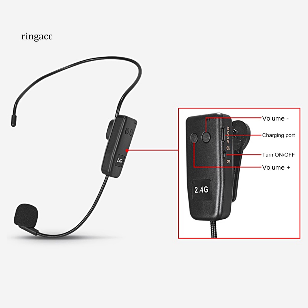 Micro Tích Hợp Loa Không Dây 2.4G Chuyên Nghiệp Cho Giảng Dạy