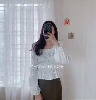 Áo lụa tay phồng chun eo 🎀[ Kèm HÌNH THẬT ]
