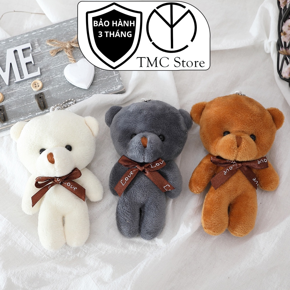 Gấu bông teddy, trang trí balo dễ thương T03 - TMC Store