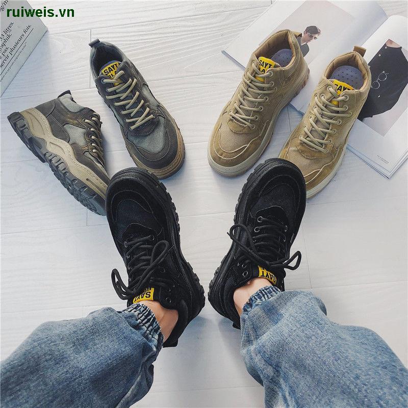 Giày thể thao đế dày phong cách Hàn Quốc thời trang năng động cho nam