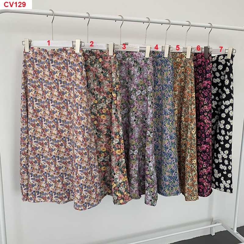 cv129- Chân váy hoa chữ A sale lẻ size | BigBuy360 - bigbuy360.vn