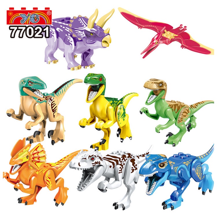 COMBO 8 Minifigures Lắp Ráp Khủng Long Bạo Chúa Khủng Long Bay YG77001 77037