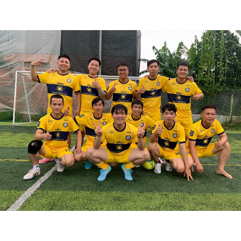 Bộ quần áo đá banh Pau FC Logo Thêu , quần áo Pau Fc Quang Hải 19 Mới Nhất - Thun Lạnh Cao Cấp, Không Nhăn, Không Xù B7