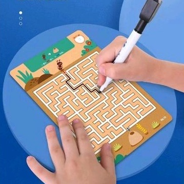 Tìm mê cung cho bé 2-5 tuổi hãng Saalin - Trò chơi phát triển trí não, phát triển tư duy cho bé - Đồ chơi đầy nhà