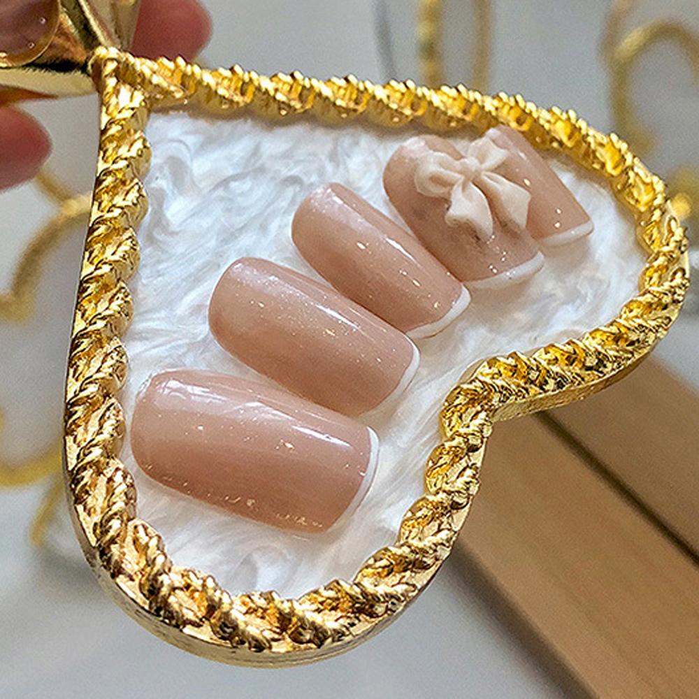 OCEANMAP Kệ Trưng Bày Móng Tay Giả Hình Vỏ Sò / Trái Tim Sành Điệu Cho Nữ