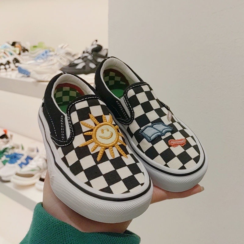 Giày Lười Vải Canvas Mềm Mại Phong Cách Hàn Quốc Thời Trang Xuân Hè Cho Bé