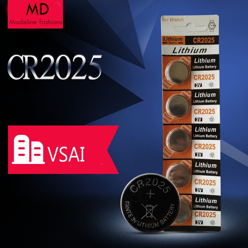 Pin đồng hồ điện tử VSAI chính hãng cr2032, cr2025 thời hạn trên 2 năm, dùng cho các loại đồng hồ điện tử thể thao