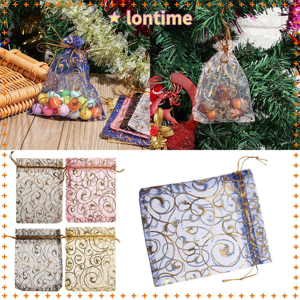 Set 50 Túi Dây Rút Đựng Bánh Quy Xinh Xắn