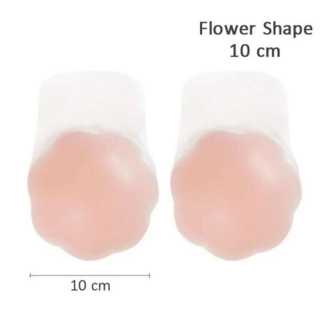 Đôi miếng dán silicon kéo nâng ngực,chống chảy sệ màu da ,chuyên dụng để mặc áo váy đồ xuyên thấu khoét sâu áo hai dây