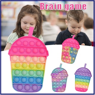 Push Pop Bubble Fidget Sensory Toy Stress Relief for Homeschool and Office for Kid Adult
