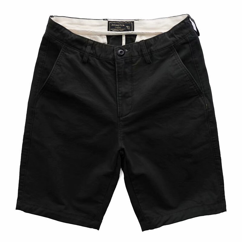 Quần short AOKANG cotton co giãn tốt màu trơn phối túi hộp thời trang cho nam