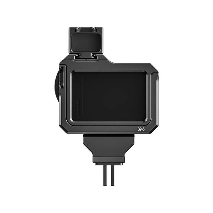 [Mã 44ELSALE2 giảm 7% đơn 300K] Khung Vlog GOPRO 10 / GOPRO 9 CNC Gắn Led Mic Ulanzi G9-5