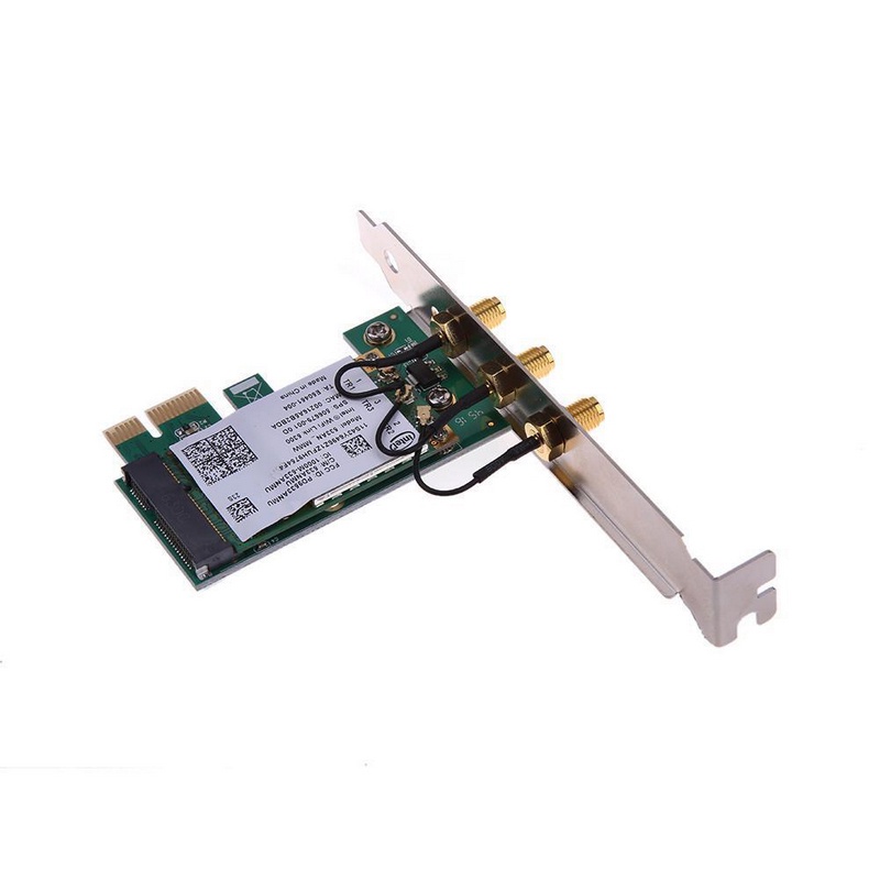 1 Bộ Chuyển Đổi Thẻ Wifi 450mbps Intel Pci-Expres + 3 Ăng Ten | BigBuy360 - bigbuy360.vn