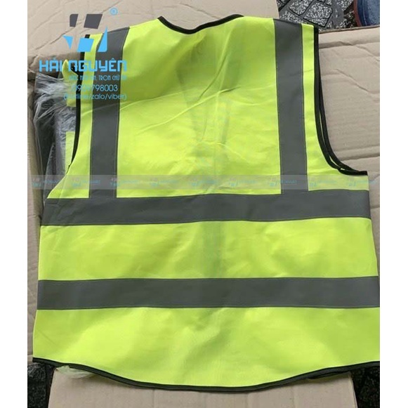 Áo phản quang công trình bảo hộ lao động cao cấp