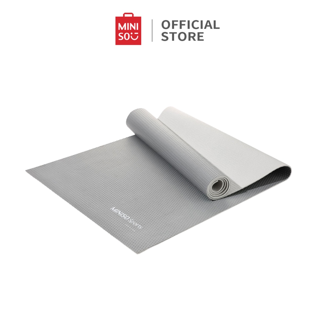 Thảm tập yoga Miniso dày 5mm chống trơn trượt 2 mặt cao cấp