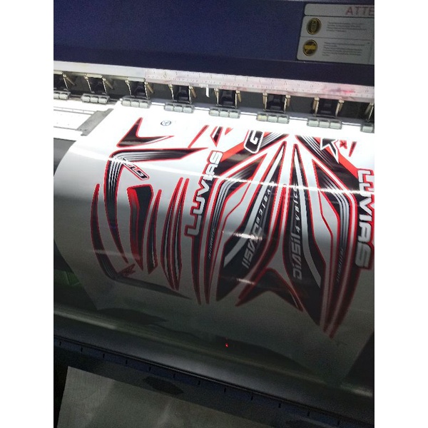 tem rời luvias gtx dán xe đỏ