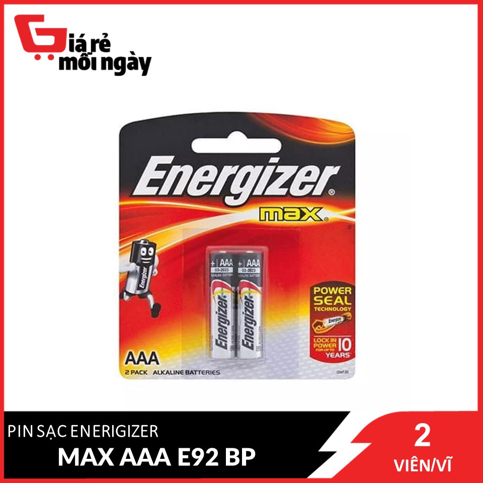 Pin Energizer Max AAA E92 BP (Vĩ 2 Pin)