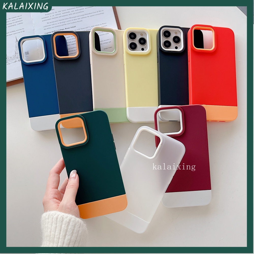 Ốp Điện Thoại Mềm Hình Vuông Cho iPhone X Xs Max XR 11Pro 13 Pro Max 12Pro