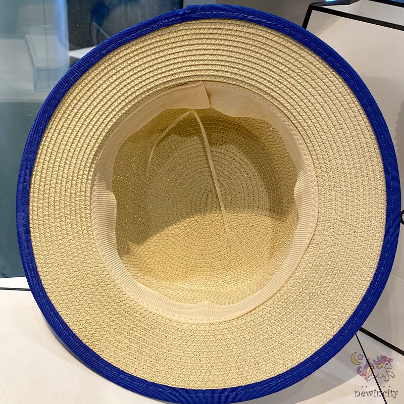 Mũ rơm phối nơ phong cách Hepburn thời trang mùa hè cho bé gái
