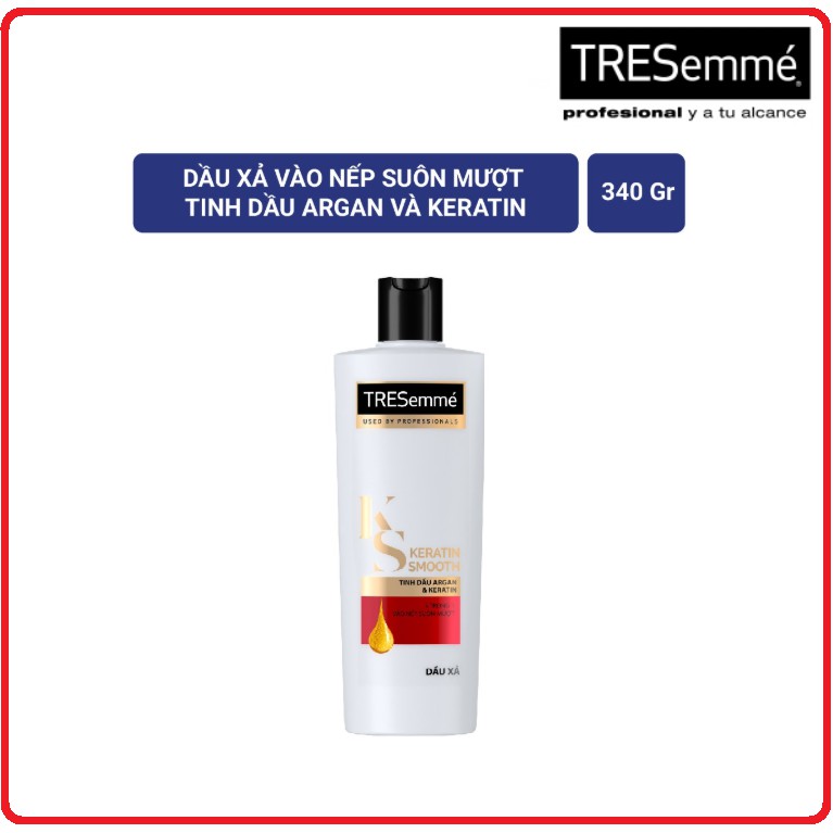 Dầu Xả TRESemmé Vào Nếp Suôn Mượt/Detox Tóc Chắc Khoẻ/Ngăn Ngừa Gãy Rụng Chai 340g | BigBuy360 - bigbuy360.vn