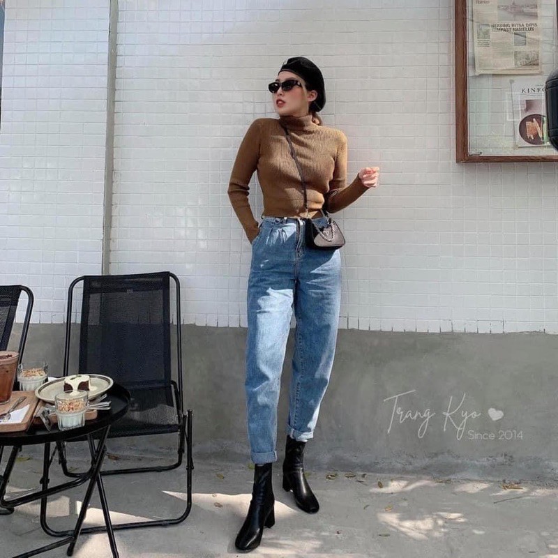 Quần bò baggy 2 khuy siêu phẩm | BigBuy360 - bigbuy360.vn