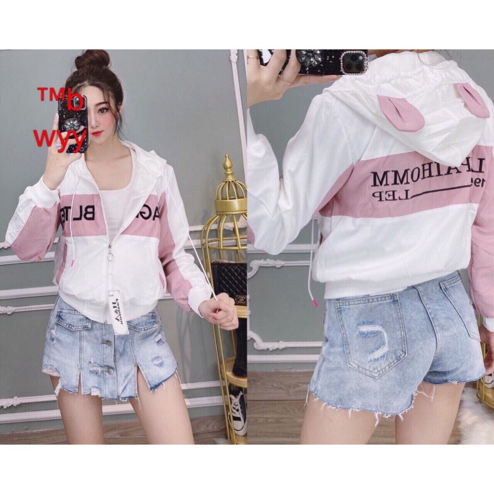 Áo chống nắng ❤️ Hàng Tốt ❤️ áo khoác nữ phối màu đẹp chống tia UV 7 màu - Áo khoác mùa hè | BigBuy360 - bigbuy360.vn