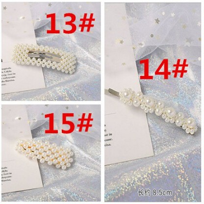 Kẹp tóc đính ngọc trai thời trang cho nữ