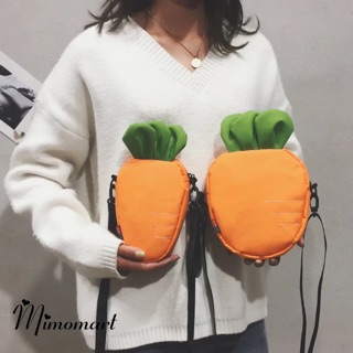 Túi đeo chéo mini quả cà rốt