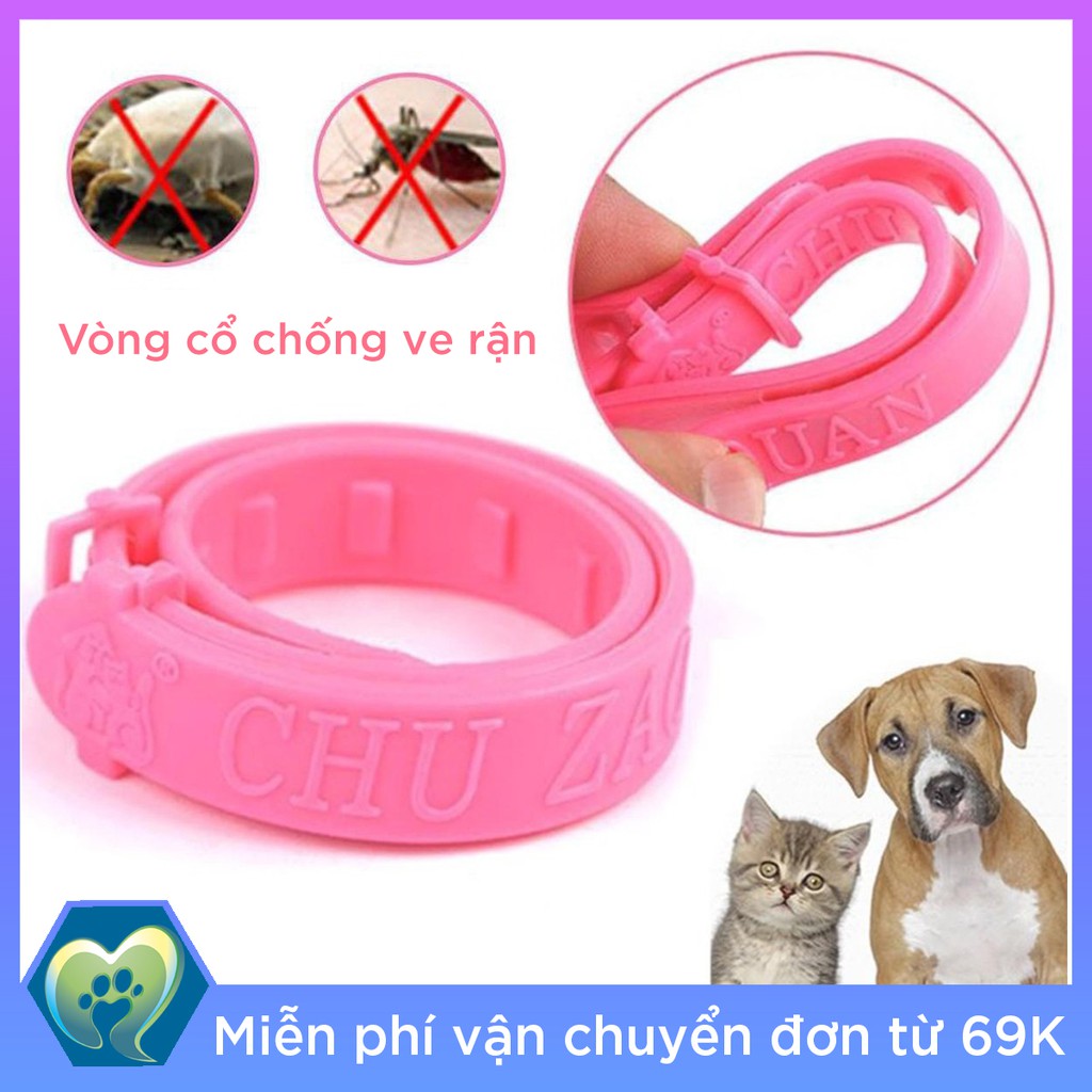 Vòng cổ chống ve rận cho chó mèo dưới 4kg