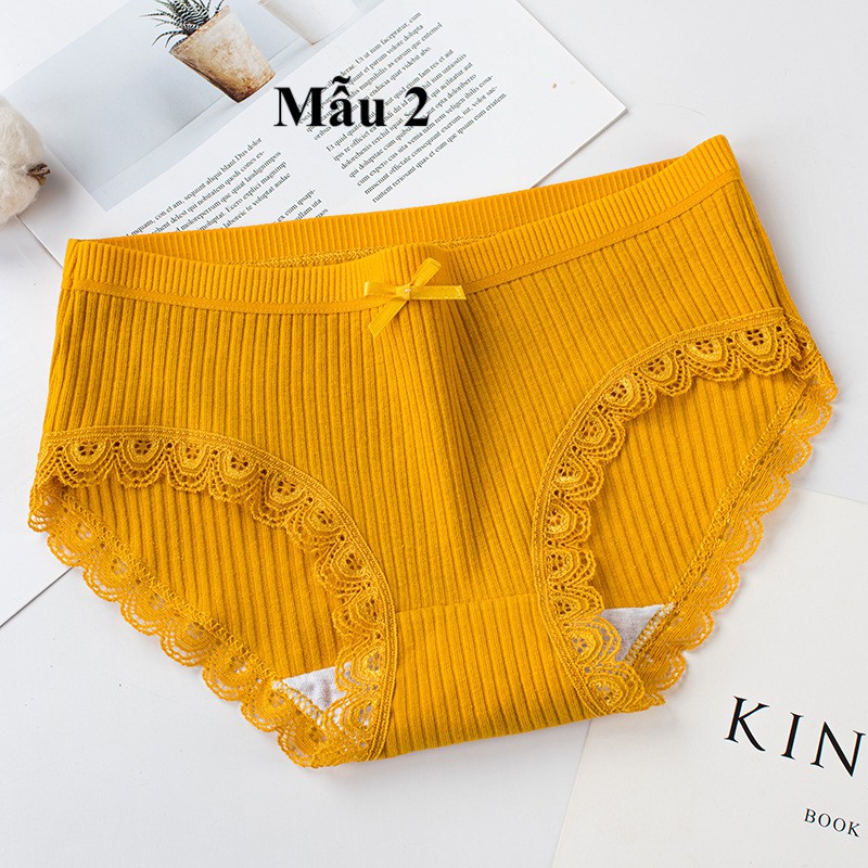 Quần Lót Cotton Tăm Tre Kháng Khuẩn Gân Nhỏ | BigBuy360 - bigbuy360.vn