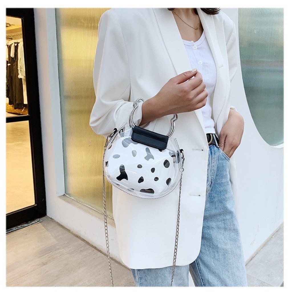 Túi Bò Sữa Đeo Chéo Nữ Giá Rẻ HA74 Chất Da Mềm Đẹp Size 14 | BigBuy360 - bigbuy360.vn