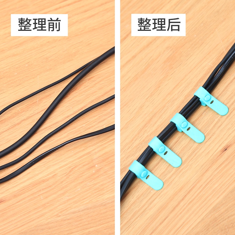 Set 4 dây silicon buộc dây sạc, tai nghe phong cách Hàn Quốc