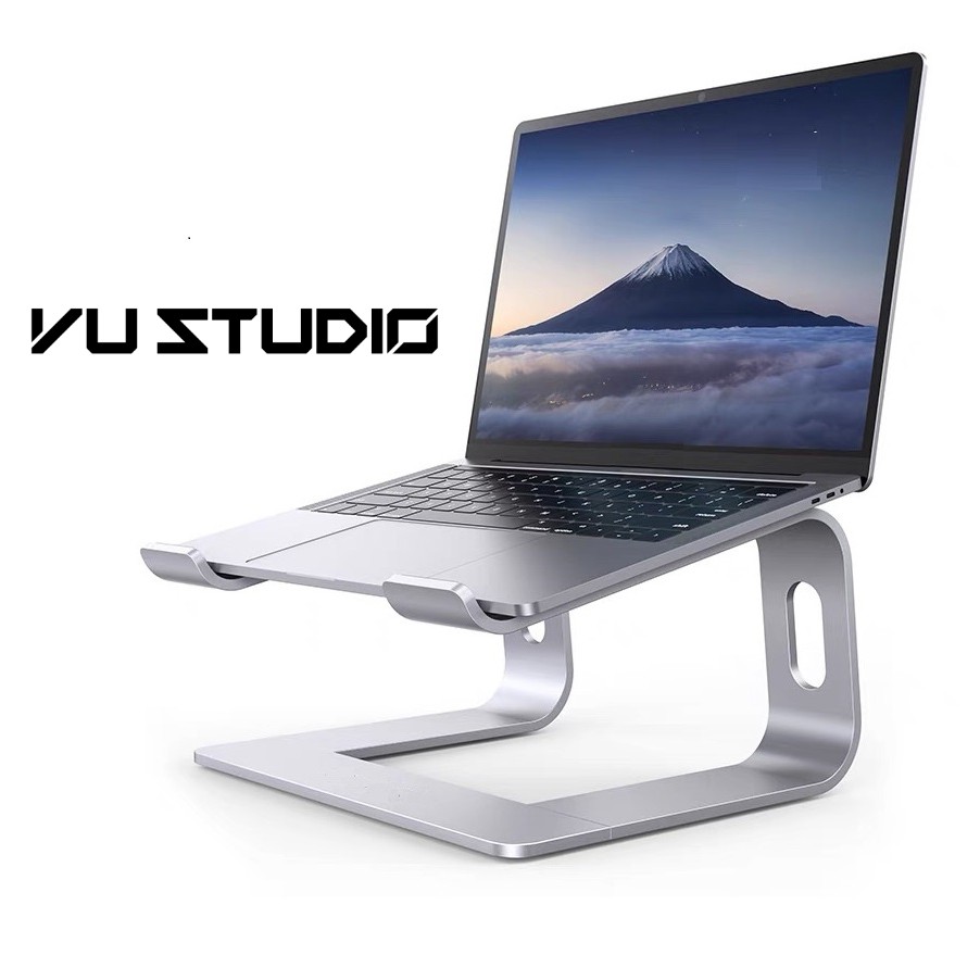 Giá đỡ để laptop stand notebook Macbook máy tính xách tay hợp kim nhôm có thể tháo rời kiêm tản nhiệt (CR06 và X2) | WebRaoVat - webraovat.net.vn