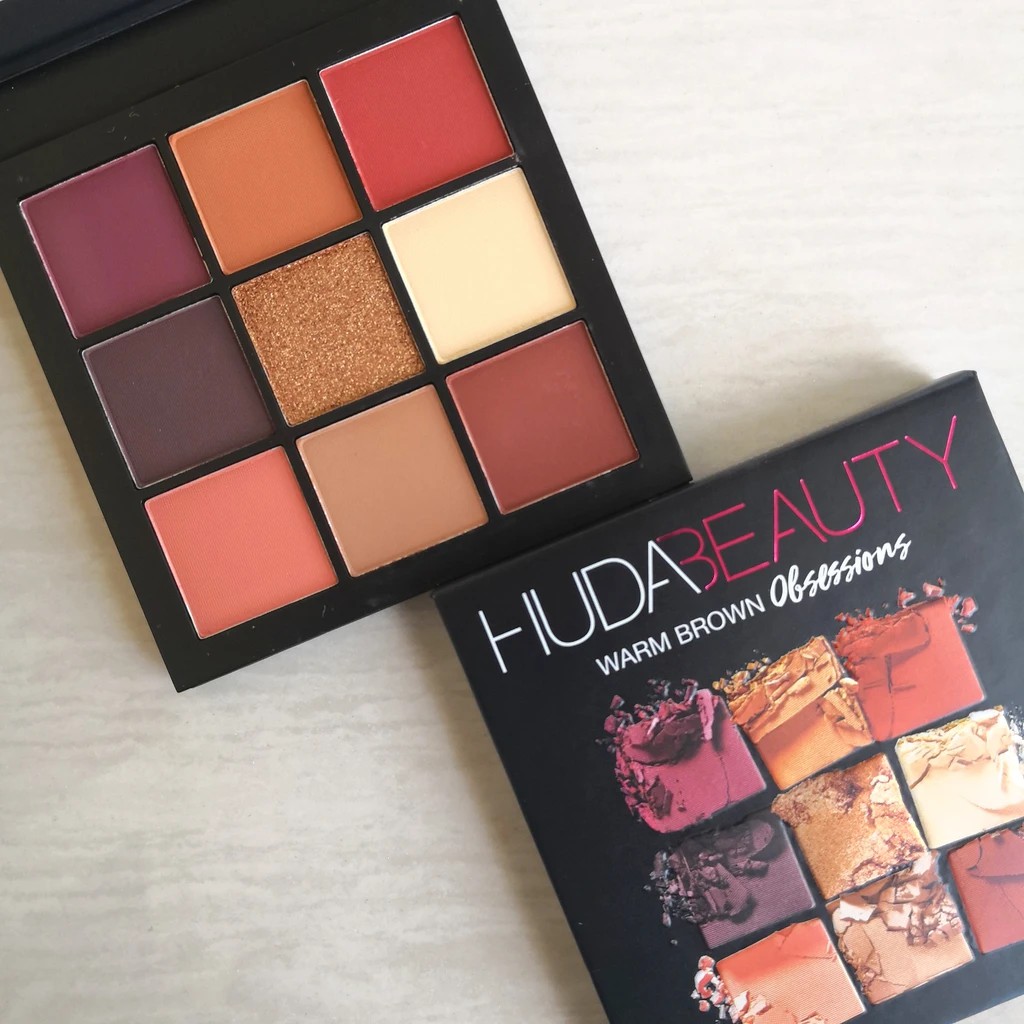Bảng màu mắt Huda Beauty Obsessions Eyeshadow Palettes 9 ô Coral