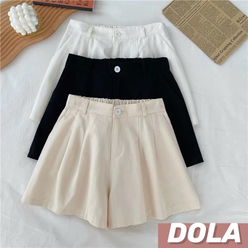 Quần Short Kaki Lưng Thun Siêu Đẹp Phong Cách Hàn Quốc