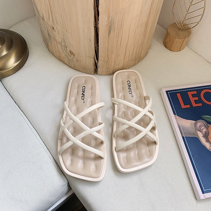 IELGY Dép đế mềm chống trượt phong cách Roman