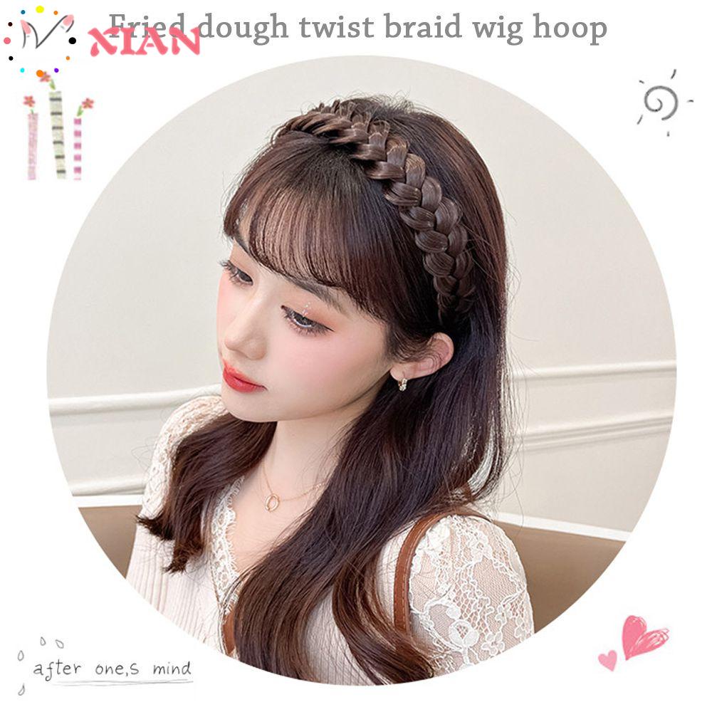 Băng Đô Đội Đầu Kiểu Tóc Bện Thủ Công Thời Trang Cho Nữ